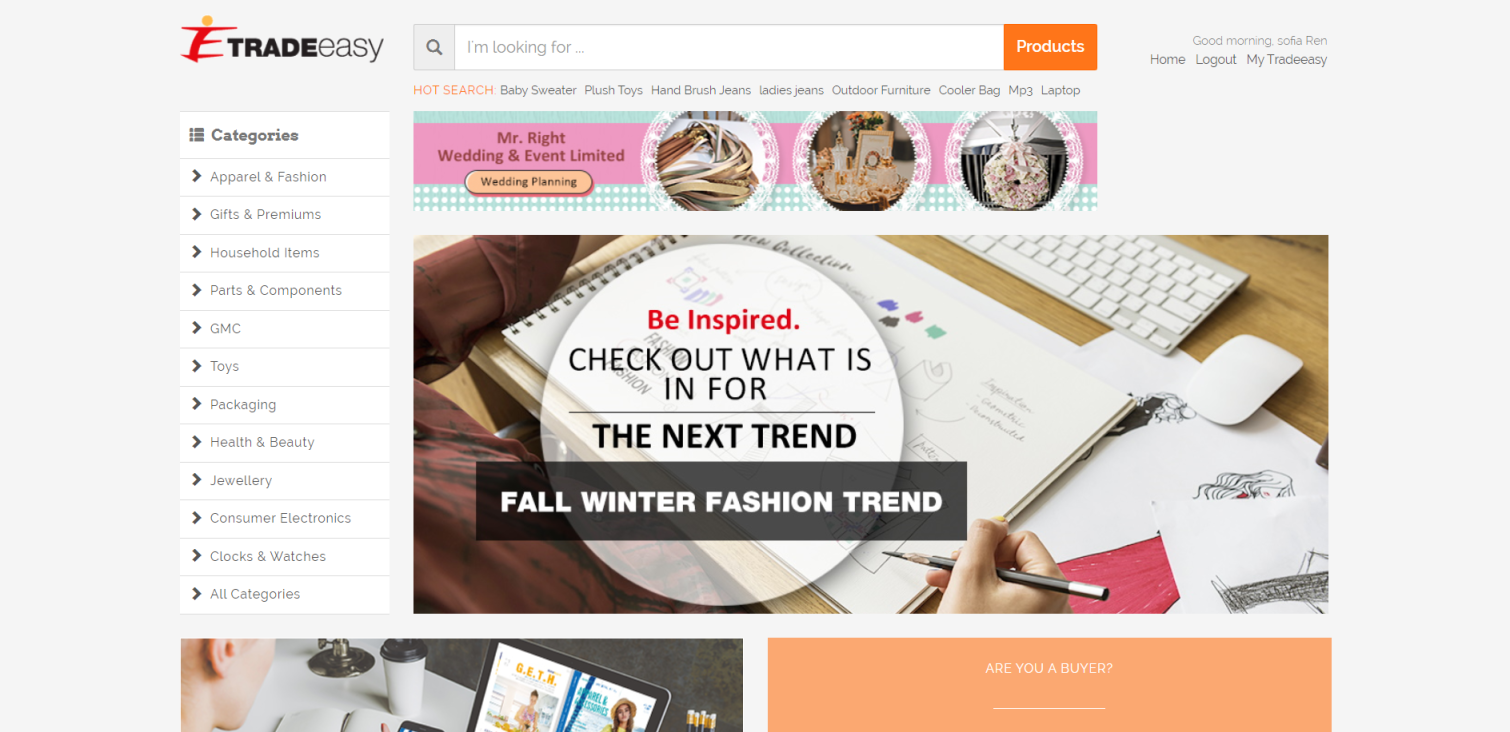 Tradeeasy 网站截图