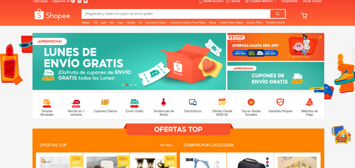 墨西哥站 网站截图