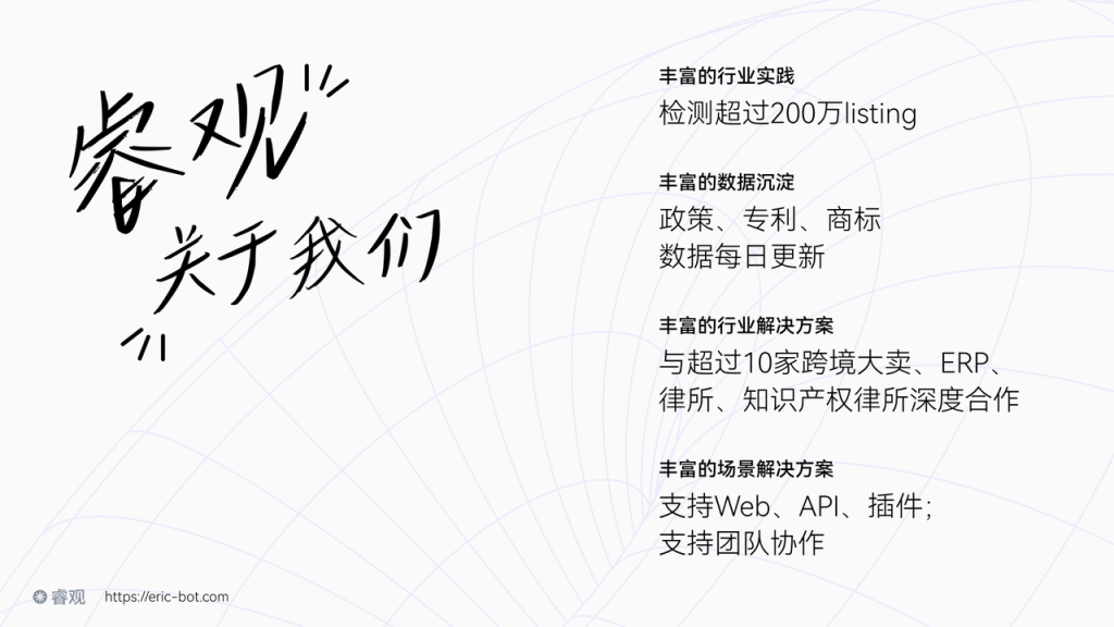 睿观侵权雷达 网站截图