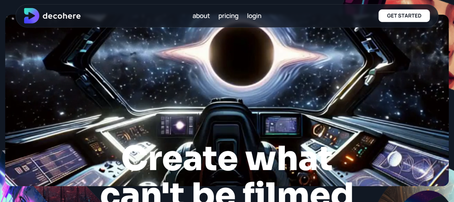 Decohere.ai 网站截图