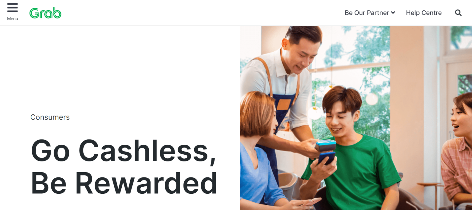 Grabpay 网站截图