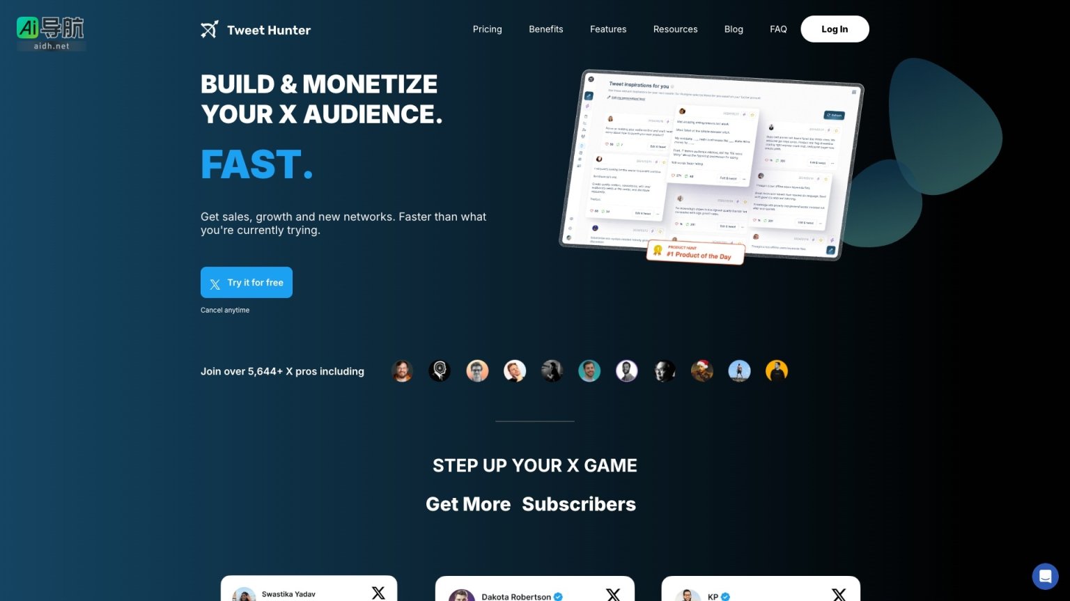 Tweet Hunter的封面图