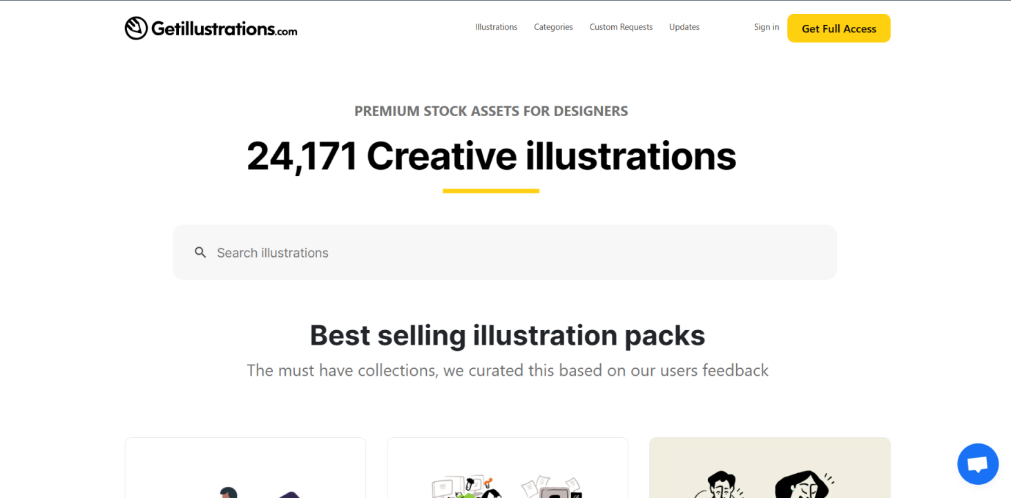 Getillustrations 网站截图