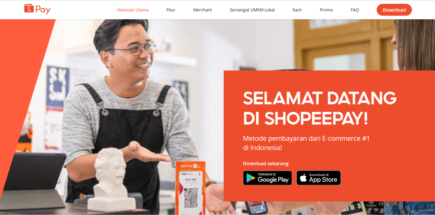 ShopeePay 网站截图