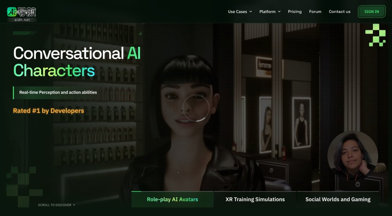 Convai Conversational AI based service for games, metaverse, xr and more, to bring your characters to life. 网站截图