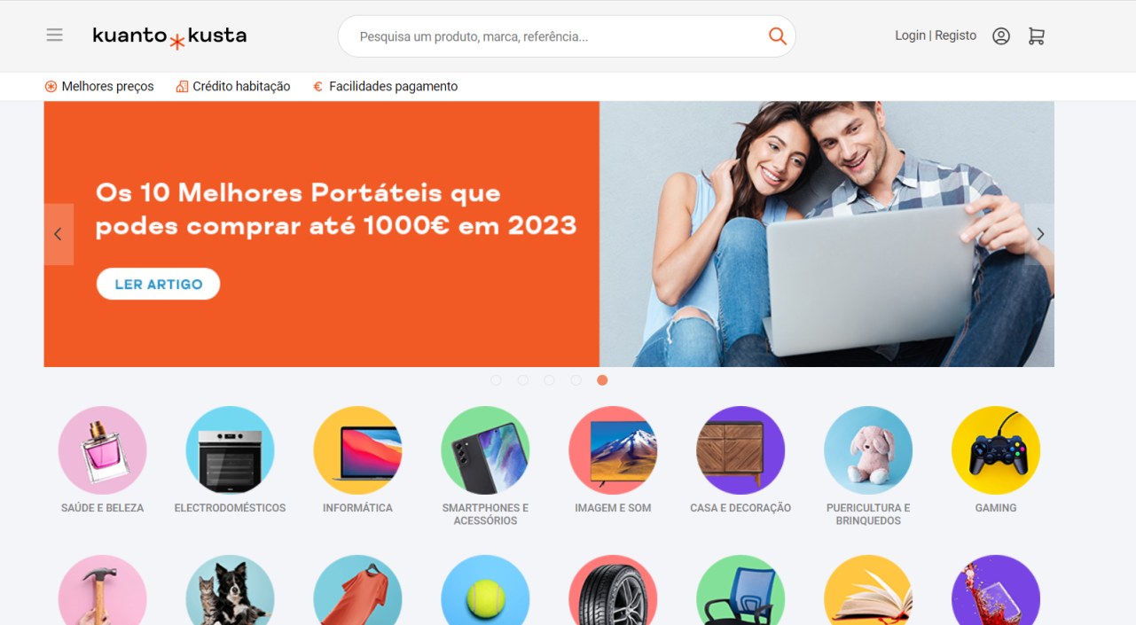 KuantoKusta 网站截图