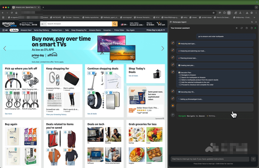 BrowserOS 软件截图
