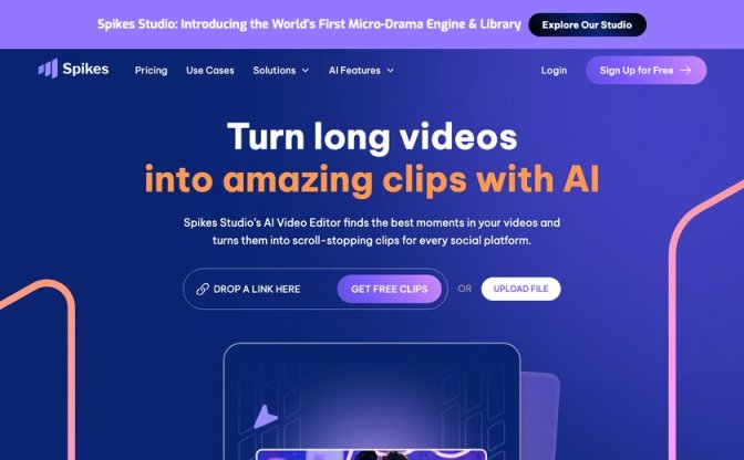 Spikes Studio 网站截图
