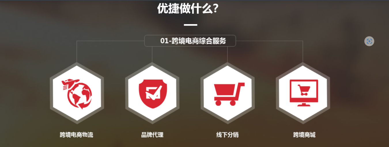 江苏优捷供应链 网站截图