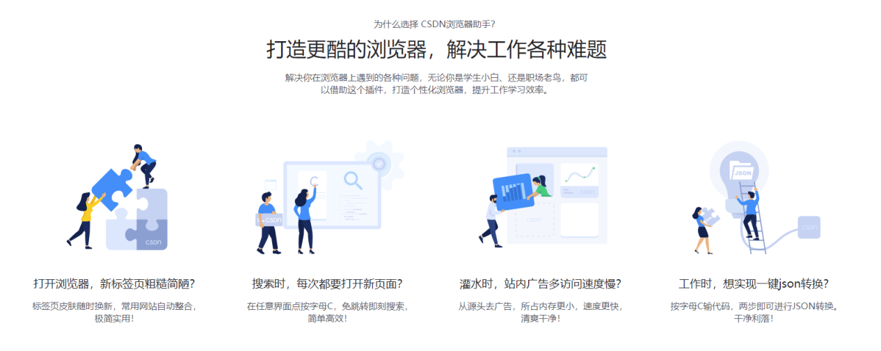 CSDN浏览器插件 网站截图