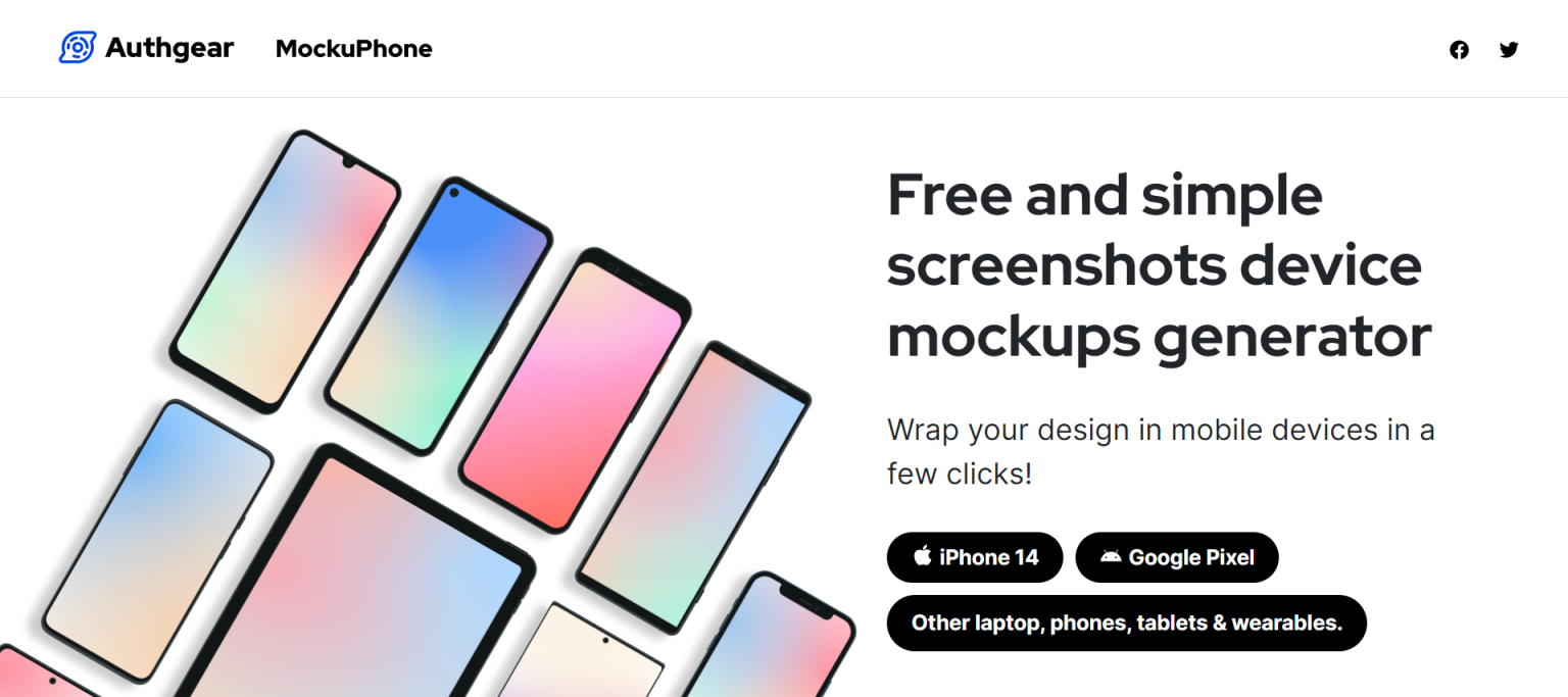 MockUPhone 网站截图