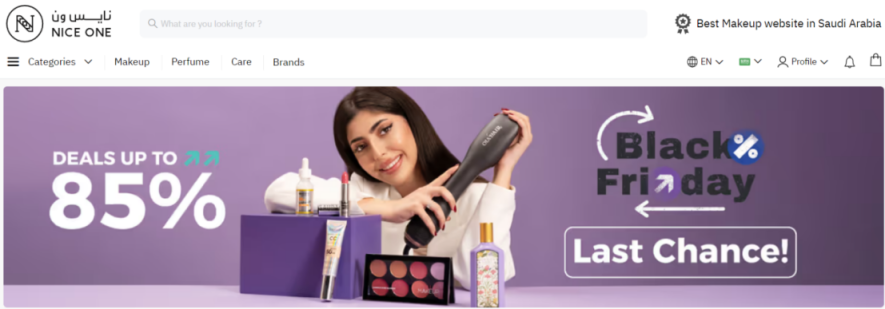 Nice One Beauty 网站截图