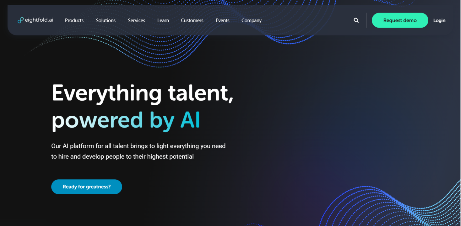 Eightfold AI 网站截图