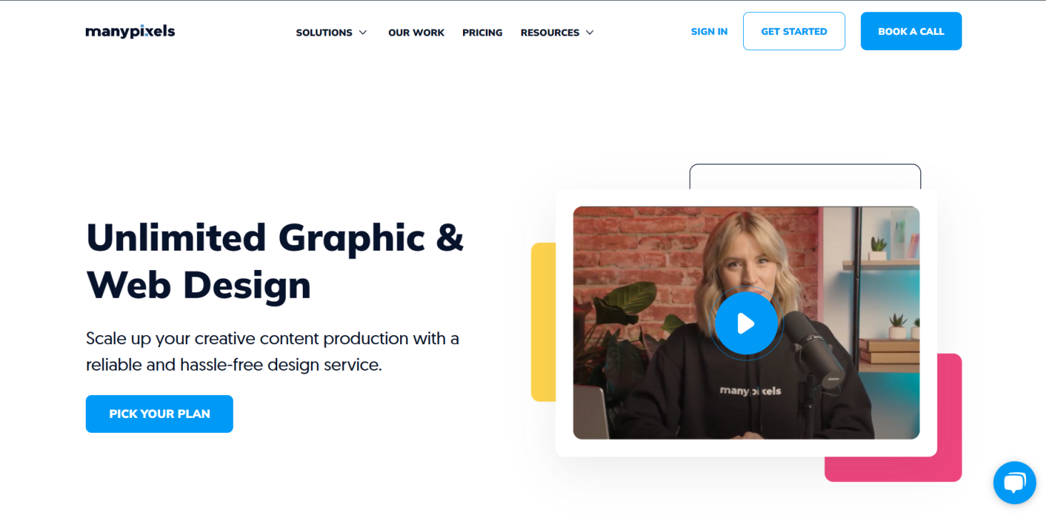 ManyPixels 网站截图