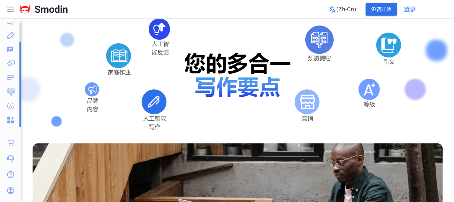 Smodin 网站截图