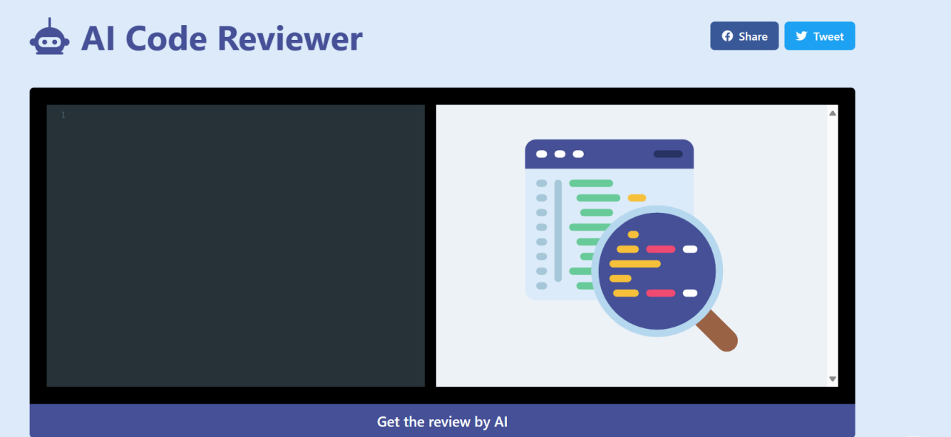 AI Code Reviewer 网站截图