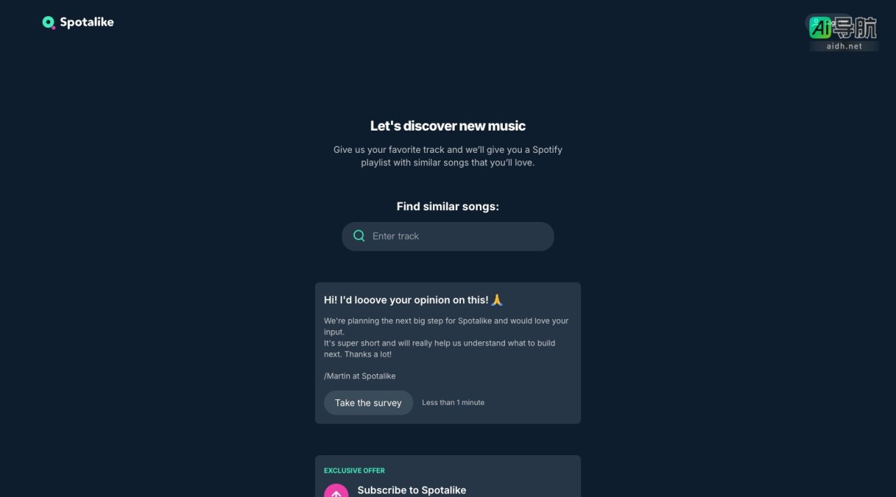Create playlists with similar songs的封面图