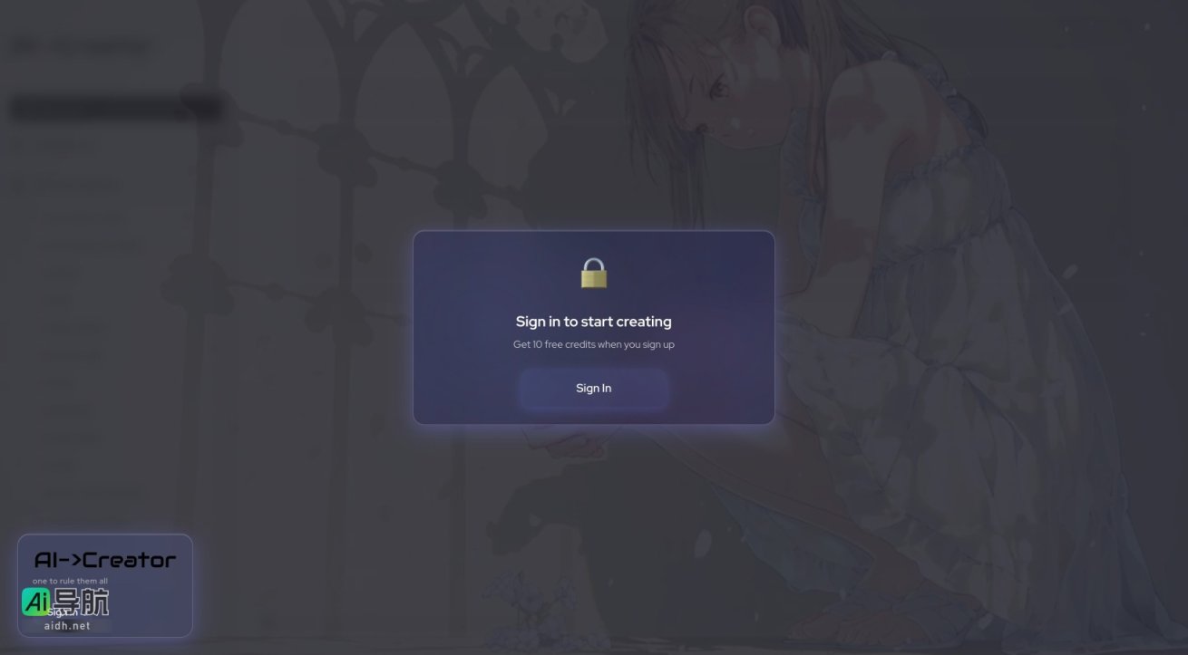Creator AI 提供多功能的人工智能工具，助力创作者高效生成和编辑多媒体内容 网站截图