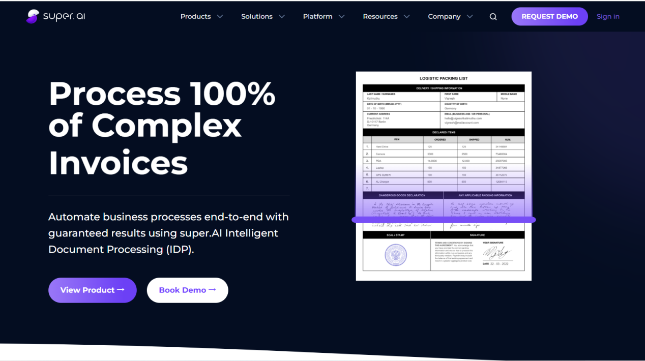 Super AI 网站截图