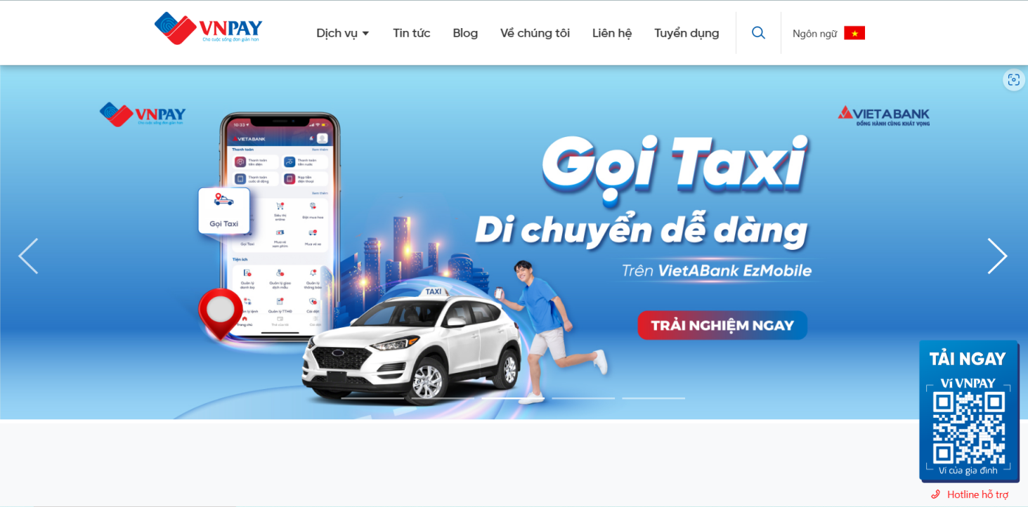 VNPAY 网站截图
