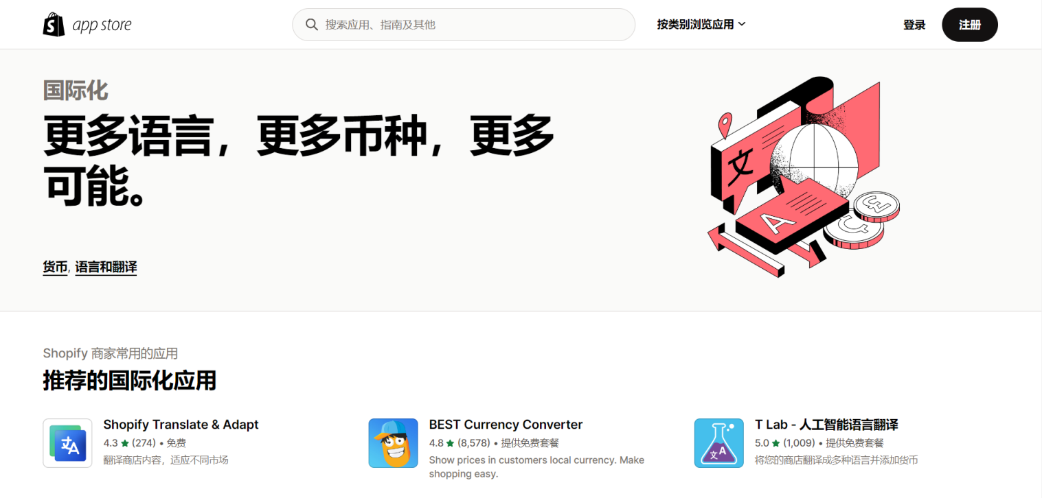 货币转化 网站截图