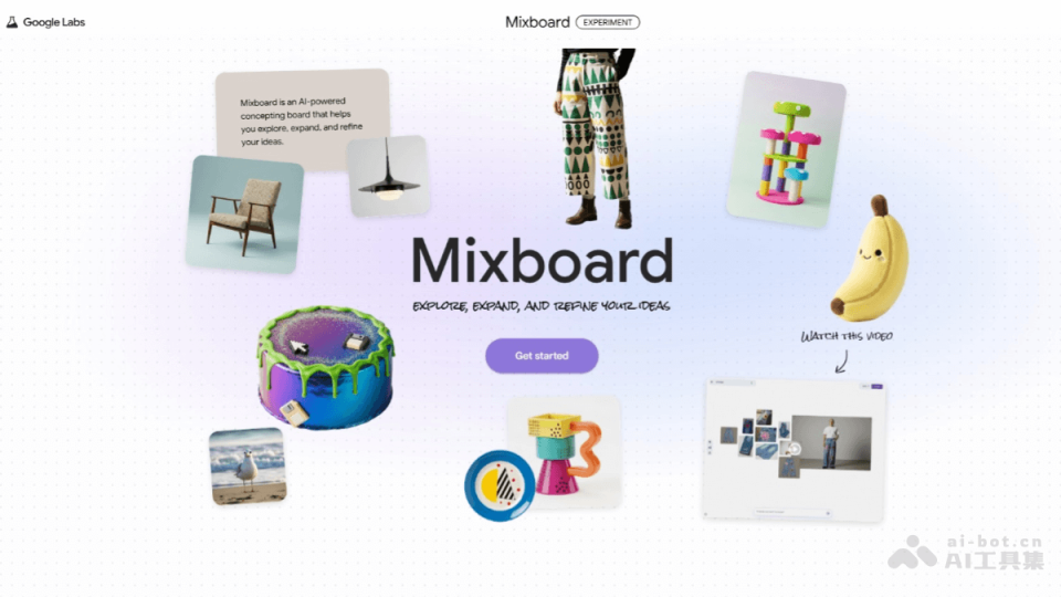 Mixboard 网站截图