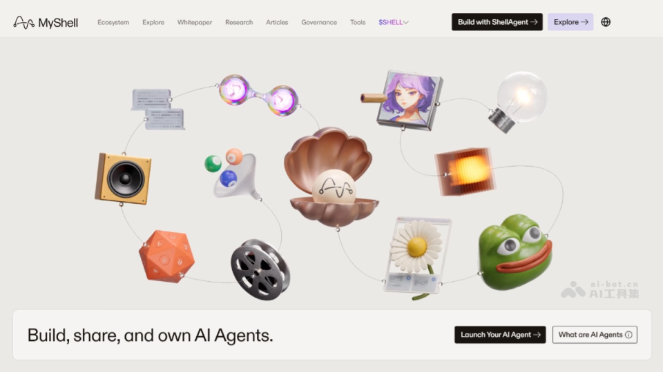 MyShell 网站截图