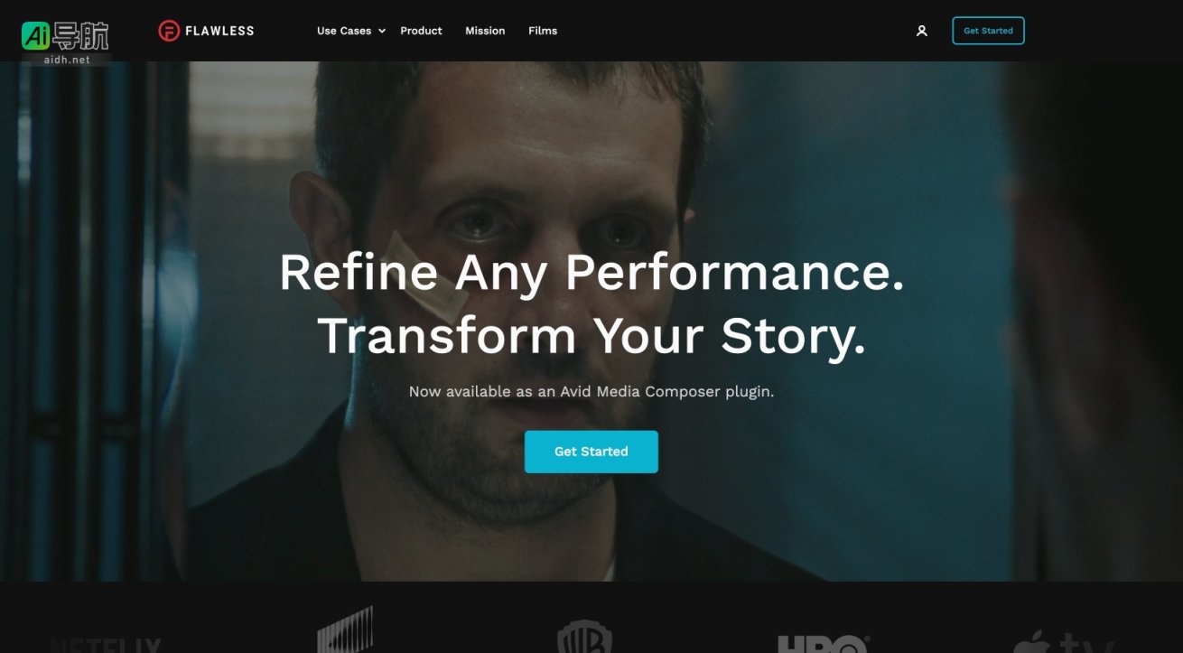 Flawless AI 通过先进技术提升电影制作，助力无缝本地化与表演优化，尊重创作完整性 网站截图