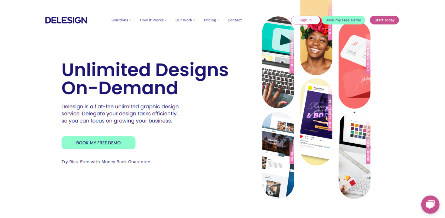 Delesign 网站截图