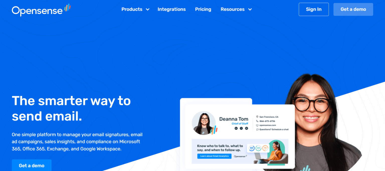 Opensense 综合性邮件营销平台 网站截图