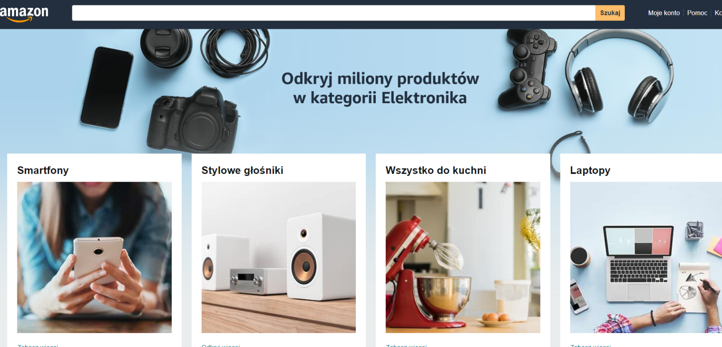 亚马逊波兰站 网站截图