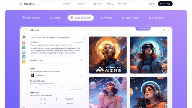 Anakin.ai 网站截图