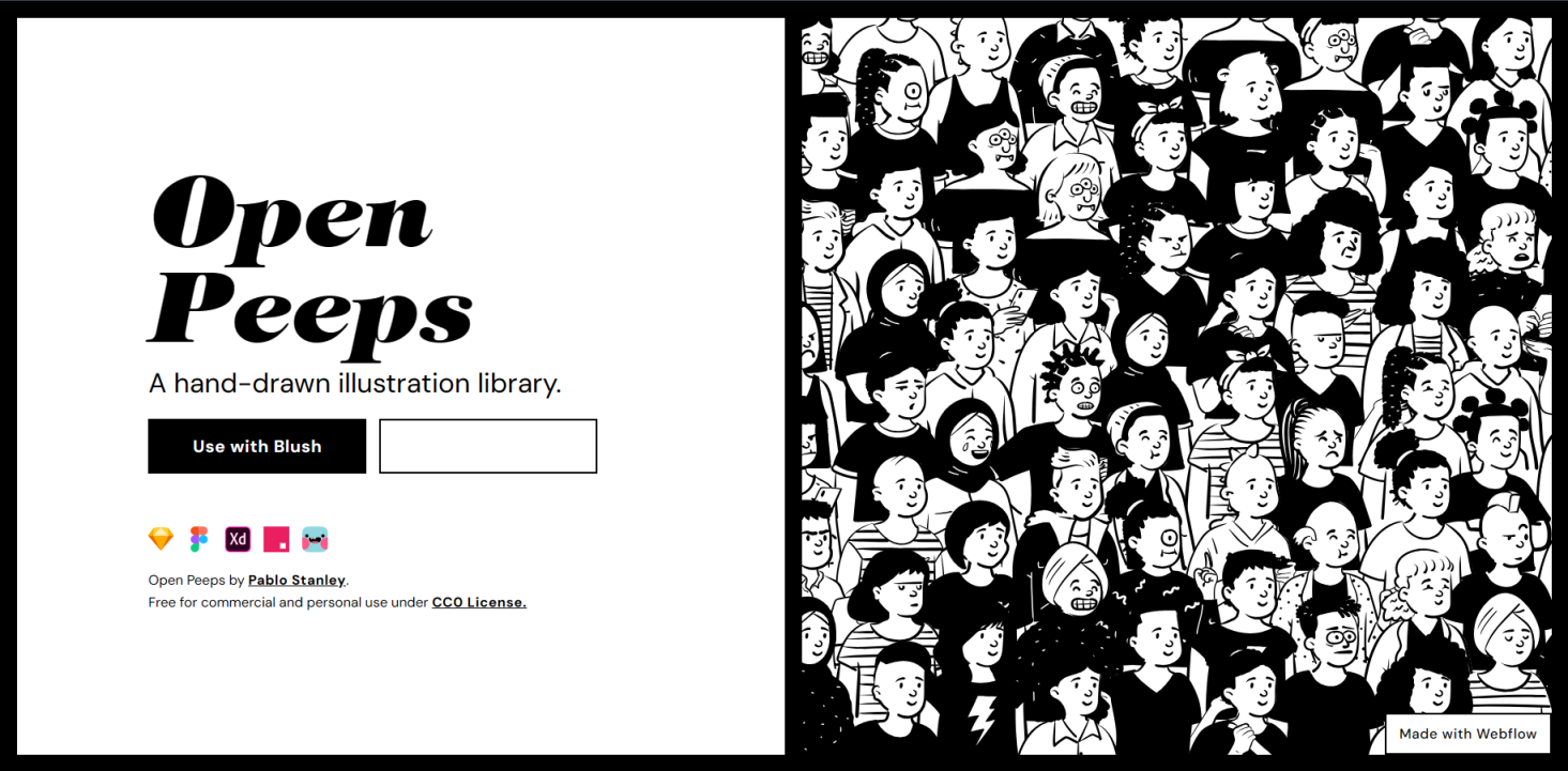 Open Peeps 网站截图