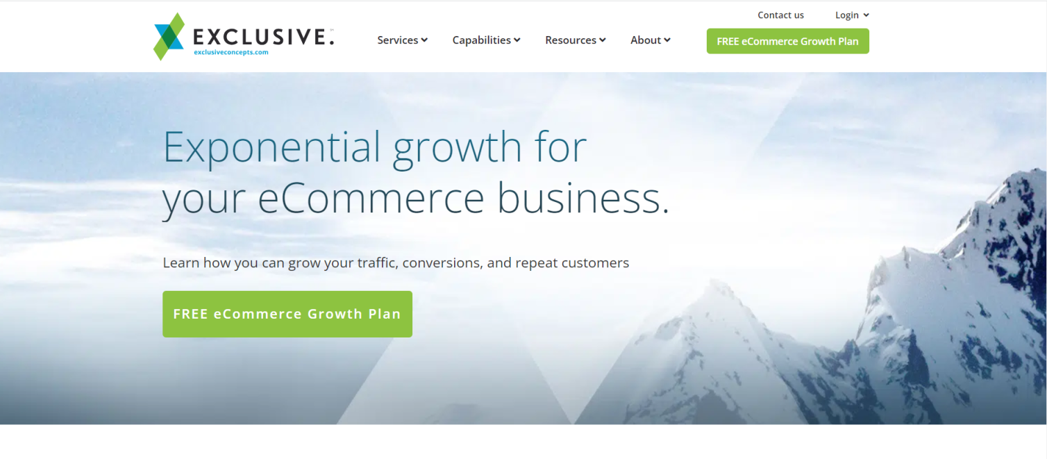 Exclusive Concepts 网站截图