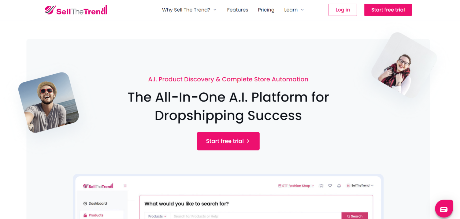 SellTheTrend 网站截图