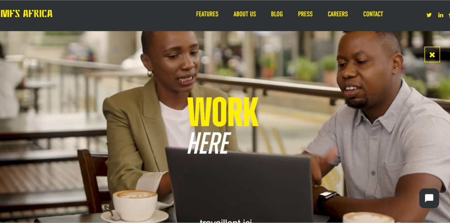 MFS Africa 网站截图