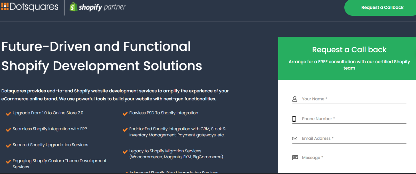 Dotsquares 网站截图