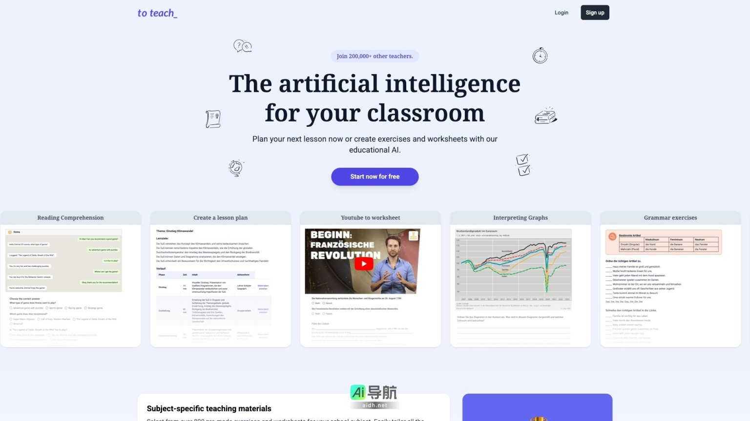 The artificial intelligence for your classroom的封面图