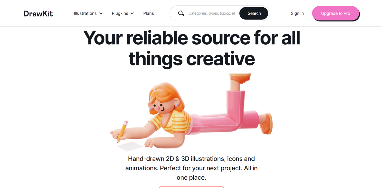 DrawKit 网站截图