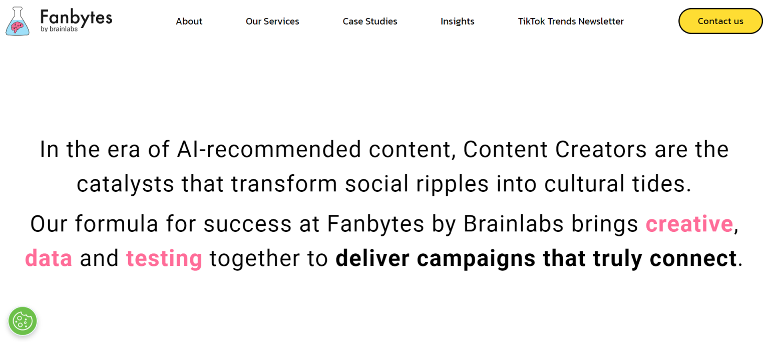 Fanbytes 网站截图