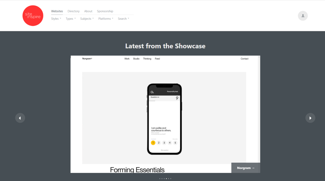Site Inspire 网站截图