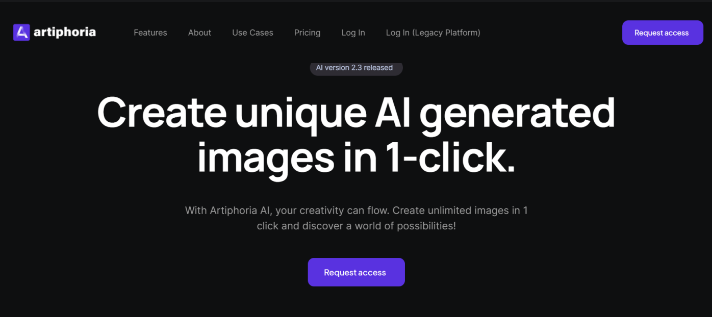 Artiphoria 网站截图