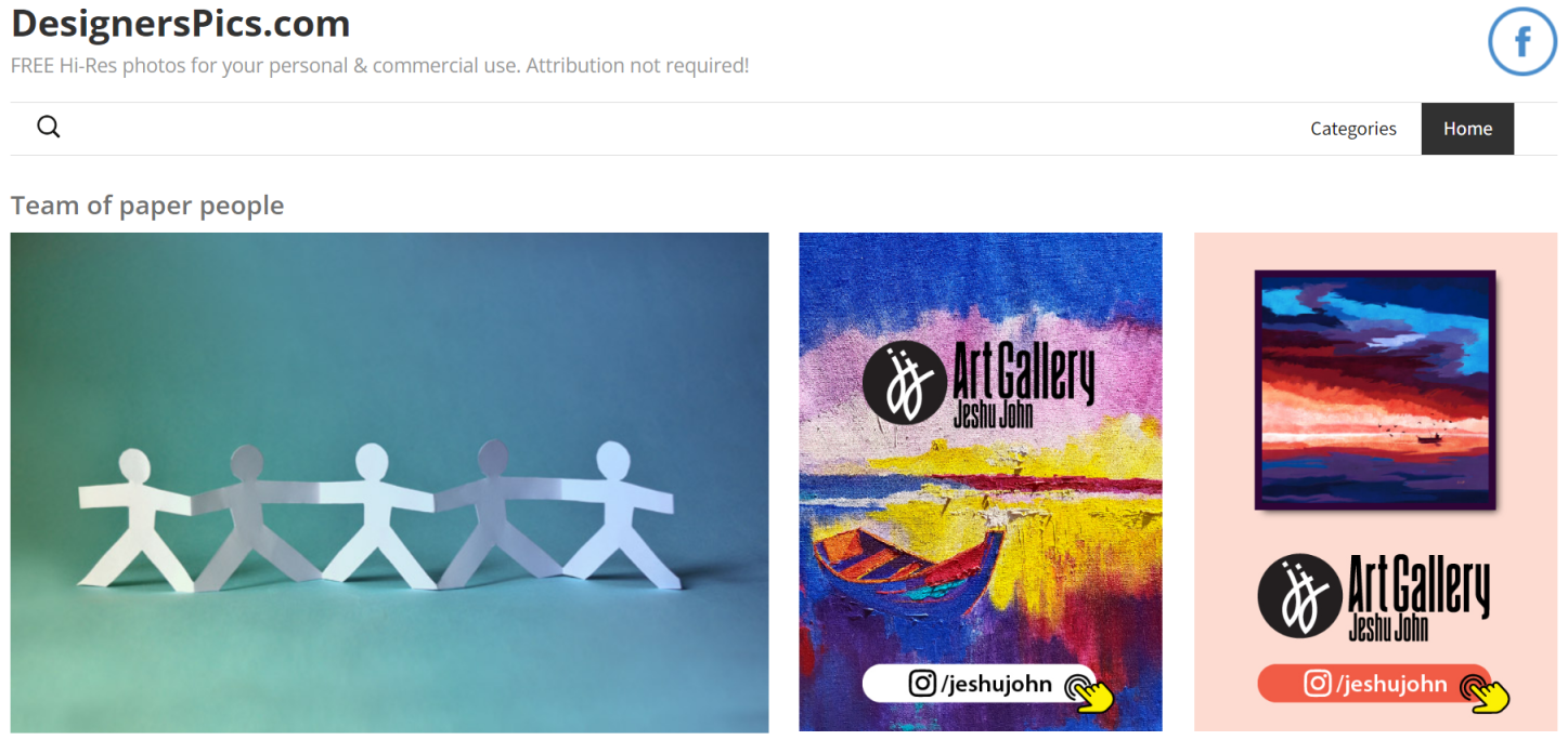 Designerspics 网站截图