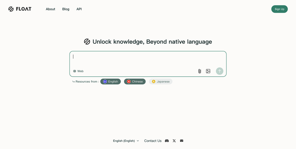 FloatSearch 网站截图