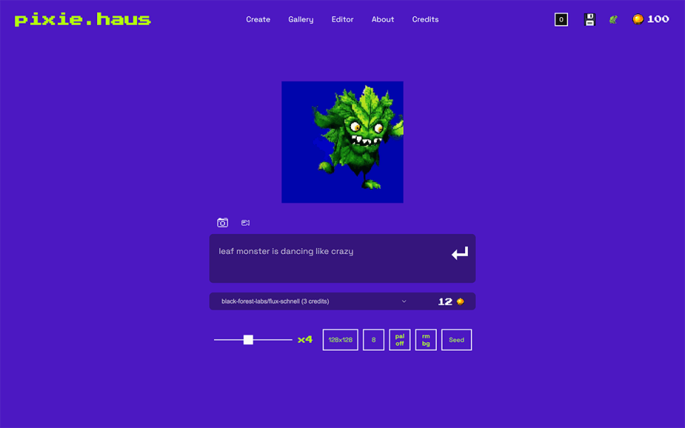 Pixie.haus 网站截图